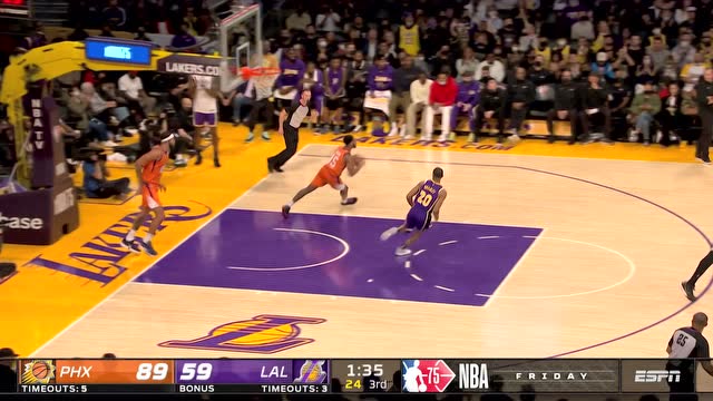 【2021年10月23日 太阳vs湖人集锦】关键时刻瓜保甜 安东尼强打干拔手起刀落