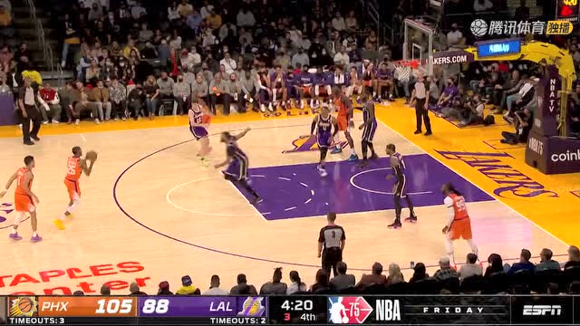 【2021年10月23日 太阳vs湖人集锦】太阳队集锦 保罗23+14成为史上首位2万分+1万助攻球员