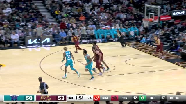 【2021年10月23日 黄蜂vs骑士集锦】得偿所愿！布里奇斯迎着防守突破勾手两分进账