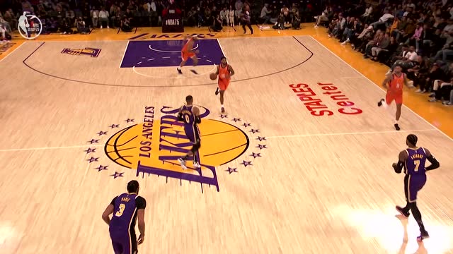 【2021年10月23日 太阳vs湖人集锦】启动突破电光火石 佩恩一步过掉防守2+1打进