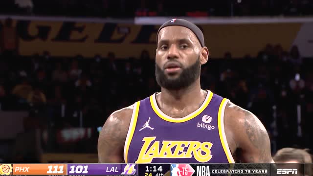 【2021年10月23日】太阳vs湖人第4节英文原声解说回放