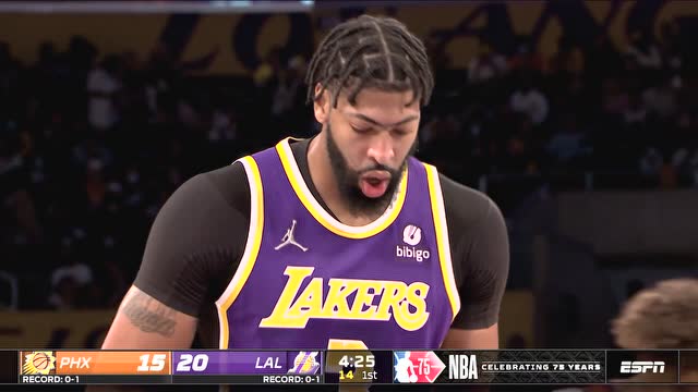 【2021年10月23日】太阳vs湖人全场英文原声解说回放