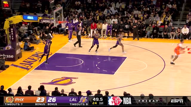 【2021年10月23日 太阳vs湖人集锦】佩恩突破灵动分球 约翰逊空切吃饼起飞暴扣