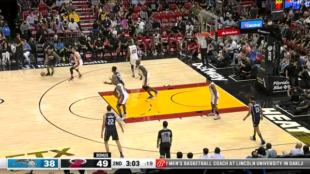 【2021年10月26日】魔术vs热火第2节英文原声回放