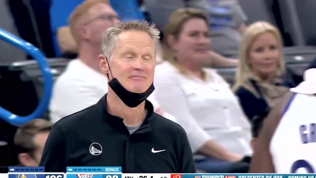 【2021年10月27日】NBA常规赛：勇士vs雷霆第4节中文解说回放