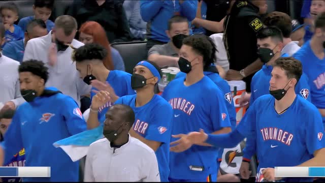 【2021年10月27日 勇士vs雷霆集锦】又帅又能打！吉迪底角三分一击即中