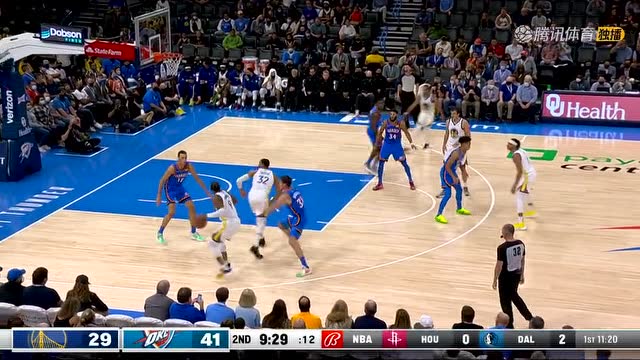 【2021年10月27日 勇士vs雷霆集锦】太难了！一哥假突真传递手达米安李空切上篮