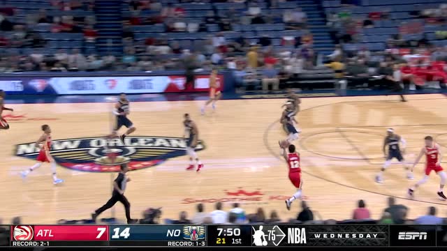 【2021年10月28日 老鹰vs鹈鹕集锦】遮天蔽日！亨特挑战莺歌拉姆被扇飞