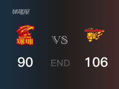 【战况】CBA常规赛：周鹏24+8+3，广东106-90战胜深圳