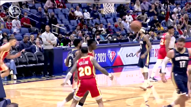 【2021年10月28日 老鹰vs鹈鹕集锦】心有灵犀一点通！特雷杨助科斯林空接暴扣