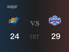 CBA常规赛：天津以29-24领先四川，结束首节