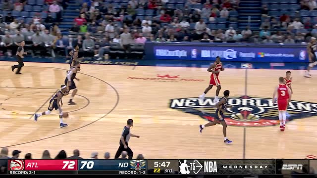 【2021年10月28日 老鹰vs鹈鹕集锦】莺歌拉姆干拔三分命中！助鹈鹕反超比分