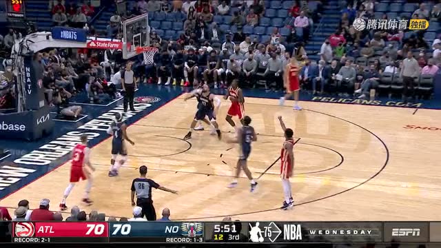 【2021年10月28日 老鹰vs鹈鹕集锦】特雷杨vs鹈鹕集锦 31+7信手拈来