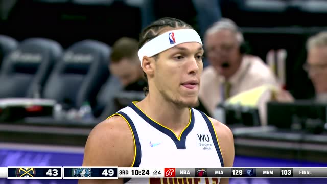 【2021年10月31日】掘金vs灰熊第3节中文解说回放