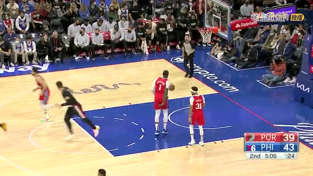 【2021年11月02日 开拓者vs76人集锦】一言不合就对轰 CJ塞斯库里对飙三分