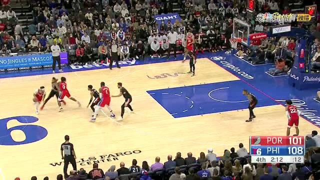 【2021年11月02日 开拓者vs76人集锦】直接打停步行者 塞斯库里三分穿云手起刀落