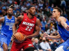 NBA精彩图片：热火125-110战胜独行侠