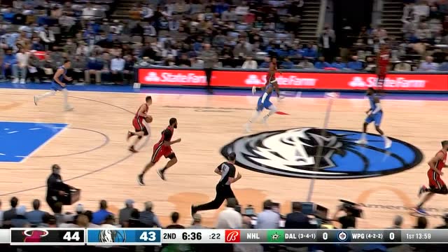 【2021年11月03日 热火vs独行侠集锦】火力全开 热火第二节狂飙8记三分