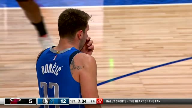 【2021年11月03日 热火vs独行侠集锦】手感爆炸！东契奇超远三分一箭穿心