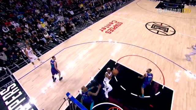 【2021年11月08日 黄蜂vs快船集锦】帅哥间的恩怨！曼恩强吃乌布雷连连得手