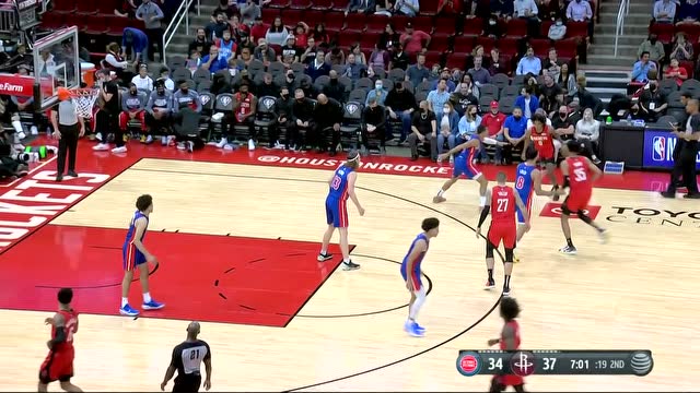 【2021年11月11日 活塞vs火箭集锦】状元pk榜眼 坎宁安三分格林内外开花强势回应