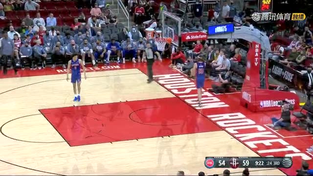 【2021年11月11日 活塞vs火箭集锦】Cade this is for you 格林三分迎射状元郎