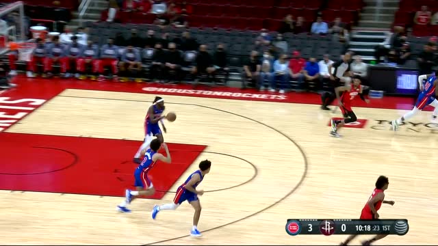 【2021年11月11日 活塞vs火箭集锦】先声夺人 坎宁安过掉小波特上篮得手