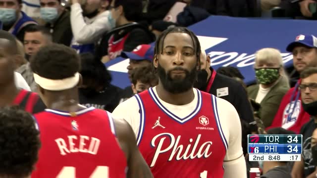 【2021年11月12日】猛龙vs费城第2节英文原声回放