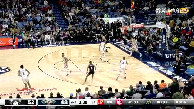 【2021年11月13日 篮网vs鹈鹕集锦】第六记三分！乔哈里斯半场命中率达到百分百