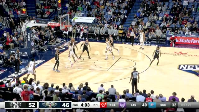 【2021年11月13日】篮网vs鹈鹕第2节中文解说回放