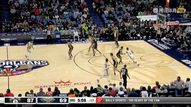 【2021年11月13日 篮网vs鹈鹕集锦】兄弟二人默契连线 哈登助攻杜兰特三分命中