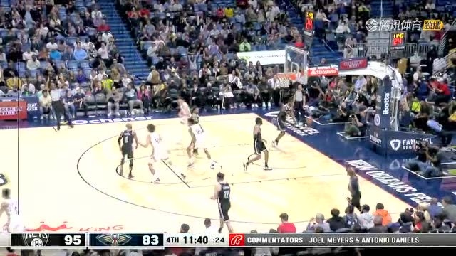 【2021年11月13日 篮网vs鹈鹕集锦】亚历山大沃克三分命中 哈特突击内线完美得分