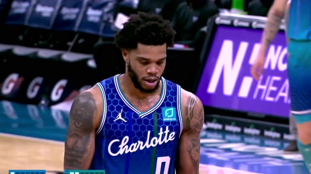 【2021年11月13日 尼克斯vs黄蜂集锦】杀人诛心 布里奇斯突破挑篮2+1打懵兰德尔