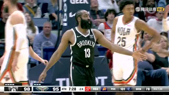 【2021年11月13日 篮网vs鹈鹕集锦】熟悉的登哥回来了 哈登突击内线完成2+1