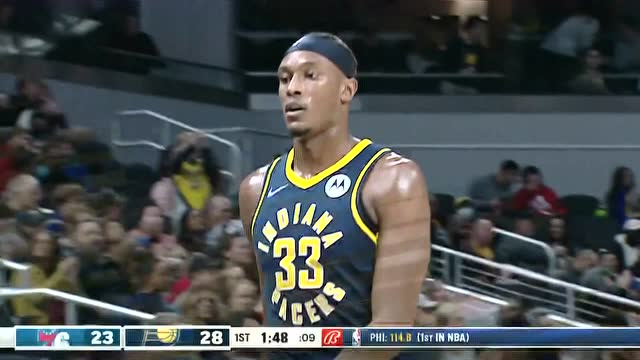 【2021年11月14日】76人vs步行者第1节英文原声回放