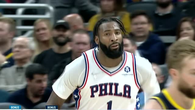 【2021年11月14日】76人vs步行者第2节英文原声回放