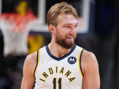 队史首人！萨博尼斯生涯59次至少15分10篮板5助攻，创步行者队史记录