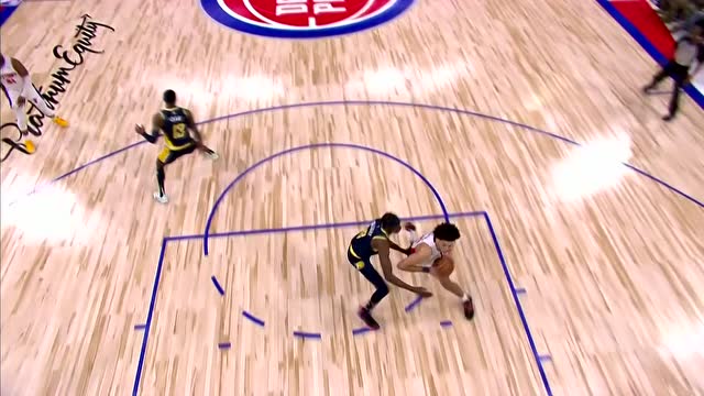 【2021年11月18日 步行者vs活塞集锦】无人可挡正在超神 康宁汉姆箭步流星一步撕裂防守