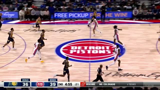 【2021年11月18日 步行者vs活塞集锦】布罗格登犹入无人之境 一己之力打停活塞