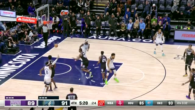 【2021年11月18日 国王vs森林狼集锦】对飚时刻 爱德华兹过掉福克斯关键三分命中