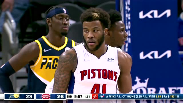 【2021年11月18日】步行者vs活塞第2节中文解说回放