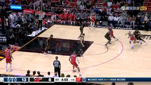 【2021年11月19日 奇才vs热火集锦】就是这么高效！比尔突破急停助飞哈雷尔空接上篮