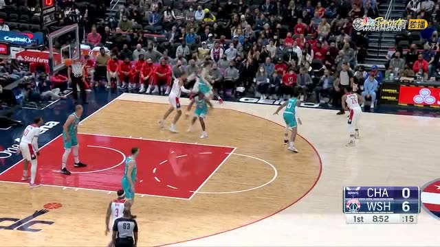 【2021年11月23日 黄蜂vs奇才集锦】库兹马连续单吃普拉姆利 人到球到妙传比尔