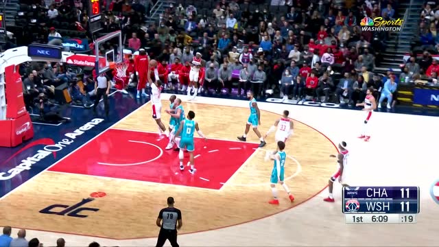 【2021年11月23日 黄蜂vs奇才集锦】终于硬起来了 加福德接球滑翔虐筐