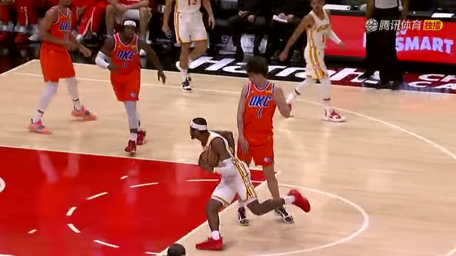 【2021年11月23日 雷霆vs老鹰集锦】一飞冲天！雷迪什突破内线双手暴扣