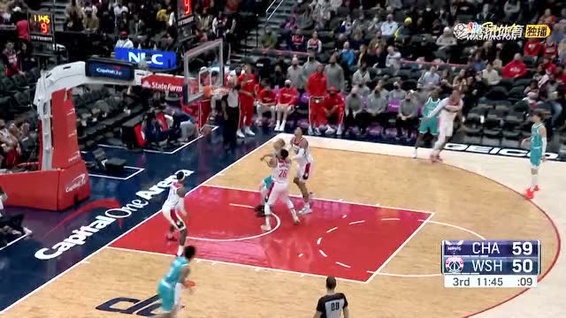 【2021年11月23日 黄蜂vs奇才集锦】二人配合默契无间 三球妙传罗齐尔两记三分