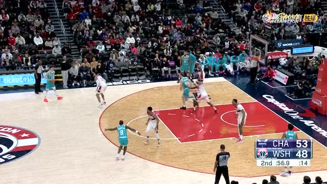 【2021年11月23日 黄蜂vs奇才集锦】比比谁更幸运 三球空中拦截波普笑纳大礼