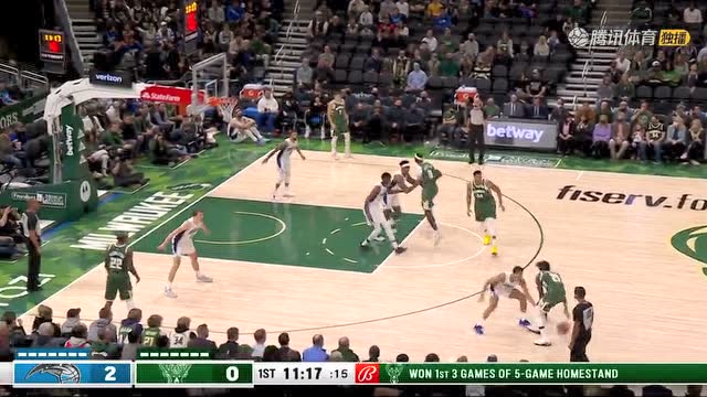 【2021年11月23日 魔术vs雄鹿集锦】开局先发威！萨格斯接连助飞卡特肆意虐筐无人能阻