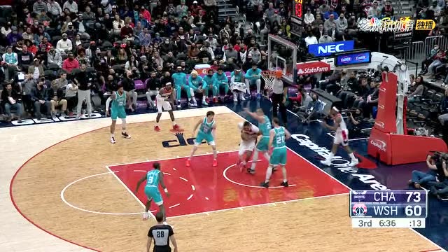 【2021年11月23日 黄蜂vs奇才集锦】等得花都谢了 比尔抛投+轻松吃饼