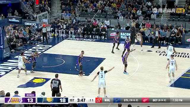 【2021年11月25日 湖人vs步行者集锦】一个字就是狠 麦康奈尔急停跳投稳稳命中